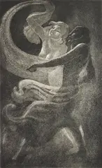 Kyra Markham, Night and Morn, aquatint