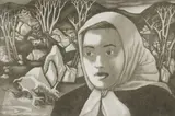 J. Jay Mc Vicker, Nostalgic Moment, aquatint with line etching, 1947