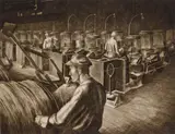 Jackson Lee Nesbitt, Wire Mill, etching, 1939