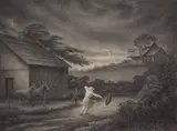 Jackson Lee Nesbitt, September Storm, lithograph, 1989