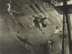 Robert Rigggs, Clown Acrobats, lithograph, circa 1934