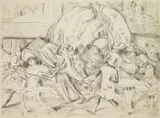 Caroline Speare Rohland, Darkies, Mardi Gras (New Orleans), lithograph, 1932
