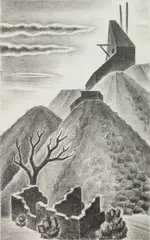 Arnold Ronnebeck, Memories of Gold Days, lithograph, 1933