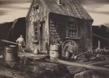 Stow Wengenroth, Lobsterman, lithograph, 1934