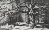 Stow Wengenroth, Forest Glade, lithograph, 1946