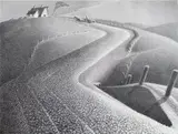 Grant Wood, March, lithograph, 1939