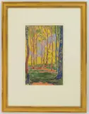 August Biehle, Forest Scene