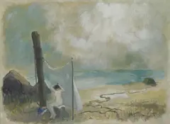 Wray Manning, Interlude, gouache on illustration board