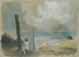 Wray Manning, Interlude, gouache on illustration board
