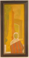 William Schock, Obelisk, oil on canvas