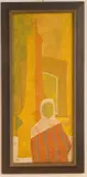 William Schock, Obelisk, oil on canvas