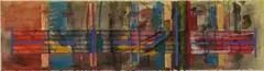 David Haberman, Untitled, mixed media on paper, 1977