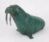 William Mc Vey, Walrus, bronze sculpture