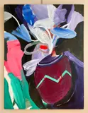 Andrea Hahn, Santa Fe, acrylic on canvas, 1990