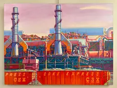 Phyllis Seltzer, Coke Express, oil on canvas