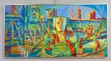 Phyllis Seltzer, The Guardians, oil on canvas board, 2015