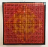 William Leete, #5-67, acrylic on Masonite and plexiglass