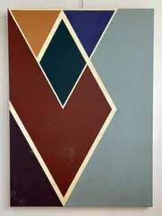 Larry Zox, Bettendorf, acrylic on canvas, 1968