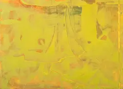 David Diao, Untitled, acrylic and collage on canvas