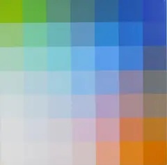 Robert Swain, Study for7' x 7' #705, acrylic on canvas, 1978