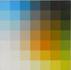 Robert Swain, Study for7' x 7'- #709, acrylic on canvas, 1978