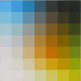 Robert Swain, Study for7' x 7'- #709, acrylic on canvas, 1978