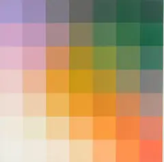 Robert Swain, Study for 7' x 7' #711, acrylic on canvas, 1978