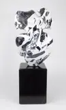 Fritz Olsen, Untitled (Female figure), marble sculpture, 1987