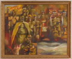 Tian de Wang, Untitled, oil on canvas, 1989