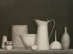William Bailey, Untitled (Still-Life), etching, aquatint and softground, 2001