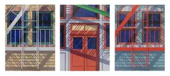 Hugh Michael Kepets, 9th Ave I; 9th Ave. II & 10th Ave. I 3 silkscreens in colors, 1986, all signed, titled, dated and annotated A.P. in, pencil