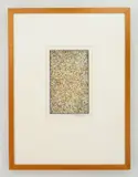 Mark Tobey, Penses Germinales, drypoint in colors, 1972