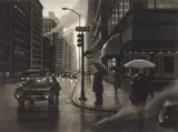 Art Werger, Separate Destinations mezzotint, 1991, mezzotint