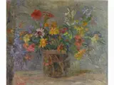Giovanni Solari, Flowers in a Vase, 1907, oil on panel