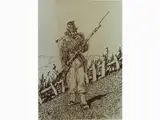 Giovanni Fattori, Grenadier Drawing Rifle, 1825, pen lithograph on thin paper laid on paper
