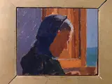 Portrait of Mario Galli's Mother by Oscar Ghiglia, 1876, oil on panel, offered Oct 2018