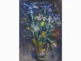 Flowers in a Vase by Enzo Pregno, 1898, oil on canvas, offered Oct 2018