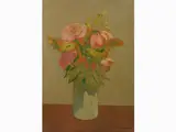Marcello Boccacci, Flowers in a Vase, 1914, oil on cardboard