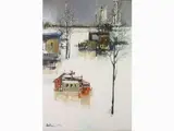 Lido Bettarini, Snowing Landscape 1973