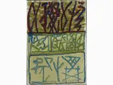 Riccardo Licata, Composition 2005, 1929, mixed media on paper laid on canvas