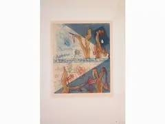 Composition by Roberto Matta, 1911, engraving, offered Oct 2018
