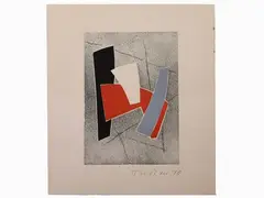 Hans Richter, Composition 1970, 1888, engraving