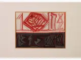Riccardo Licata, Compositions 1966 and 1968, 1929, mixed media on paper and an engraving