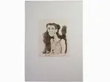 Giuseppe Migneco, Portrait, 1908, etching