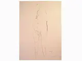 Bruno Saetti, Nude 1968, 1902, indian ink on paper
