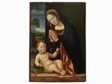 Madonna and Child by Francesco Raibolini detto Francia, 1517, oil on panel, offered May 2018