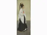 Female Figure in Traditional Dress 1876 by Raffaello Sorbi, 1844, oil on panel, offered May 2018