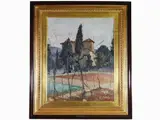 Guido Ferroni, Tuscan House 1920, 1888, oil on canvas