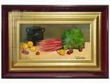 Radishes by Giovanni Bartolena, 1866, oil on cardboard, offered May 2018