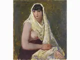 Achille Funi, Young Bride 1928, 1890, oil on panel